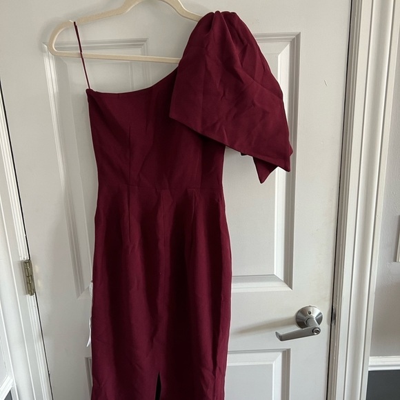 Dress The Population Tiffany Dress Burgundy - Picture 5 of 7